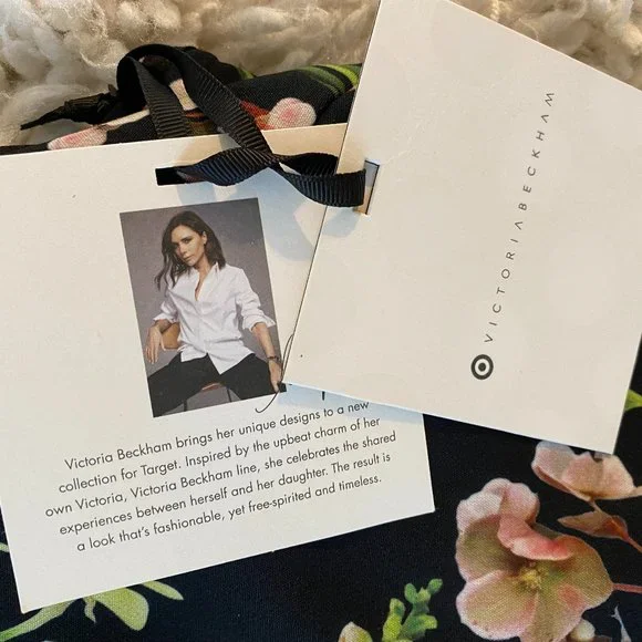 NWT Victoria Beckham x Target English Floral Dress Size Medium - New - Picture 7 of 16